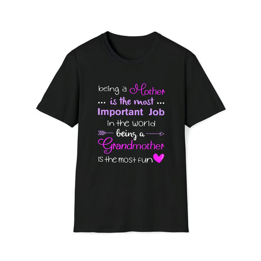 Being A Mother Is The Most Important Job Mother's Day Premium T Shirt, Mother's Day Premium T Shirt, Mother's Day Gift, Mom Shirt