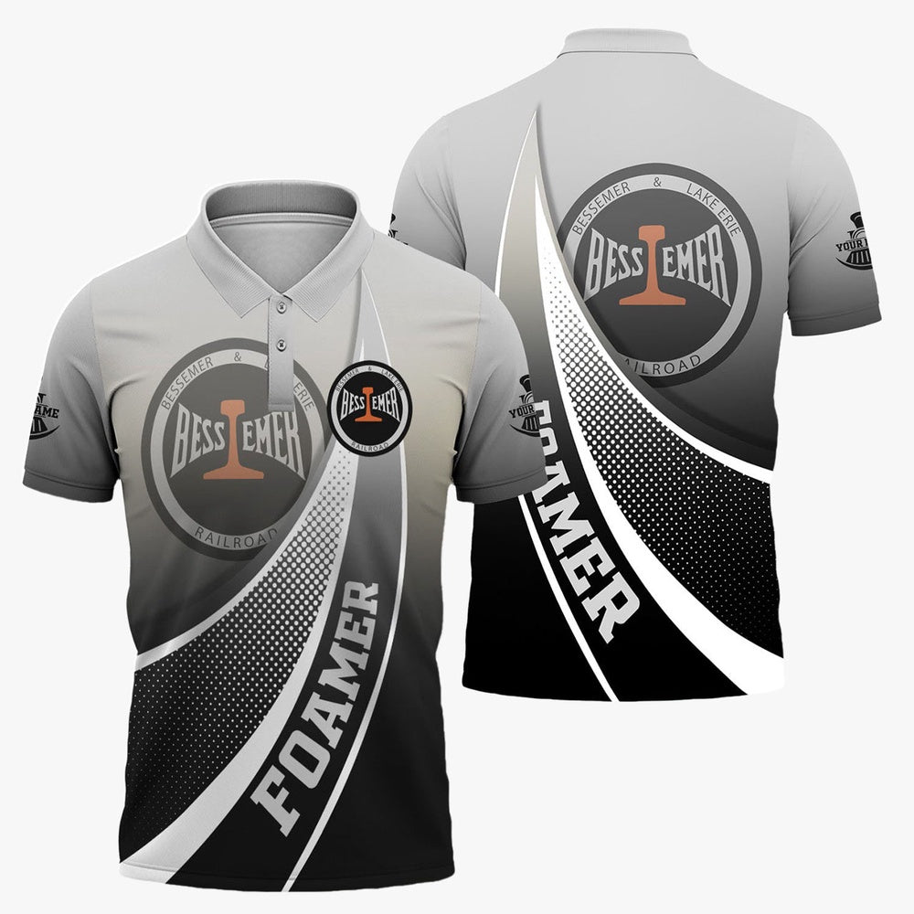 Bessemer And Lake Erie Railroad Polo Shirt, Railway Themed Style Shirt Gift Idea For Trainspotter