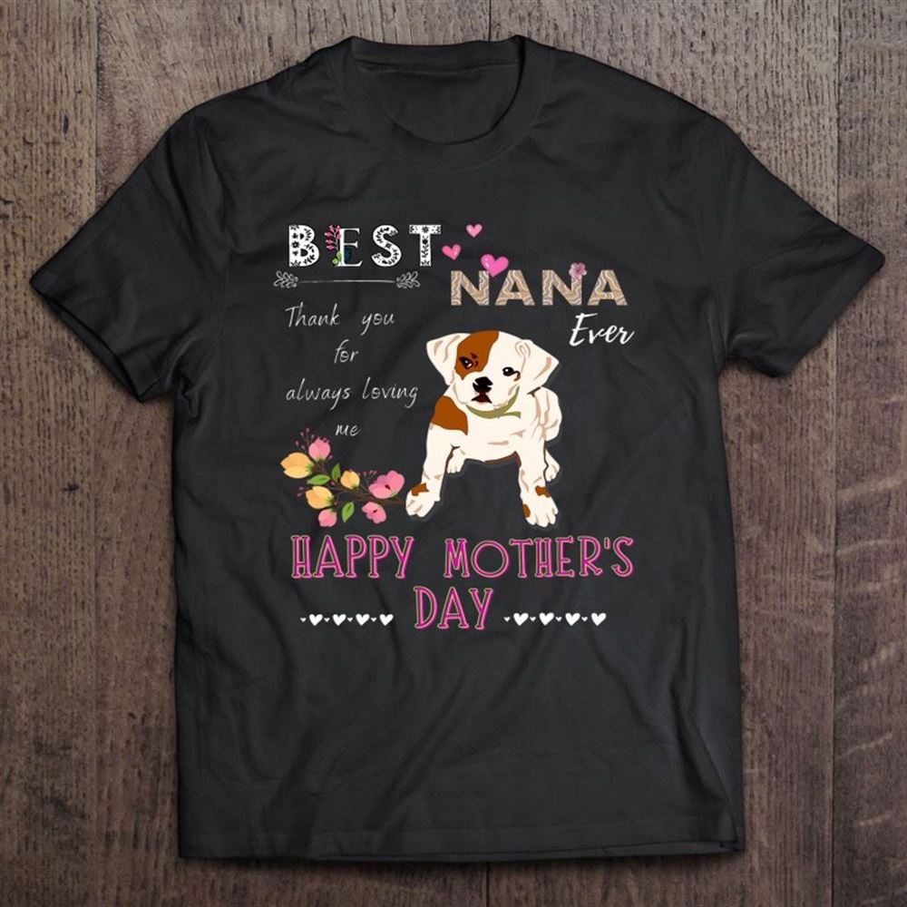 Best Dog Nana Ever Thanks Dog Grandma Happy Mother's Day T Shirt, Mother's Day Shirt, Gift For Mom, Shirt For Mom