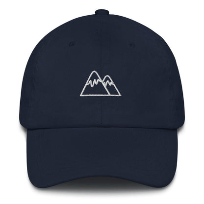 Best Embroidered Hat, 2 Mountains Embroidered Cap, Custom Embroidered Had, Embroidered Christmas Gifts