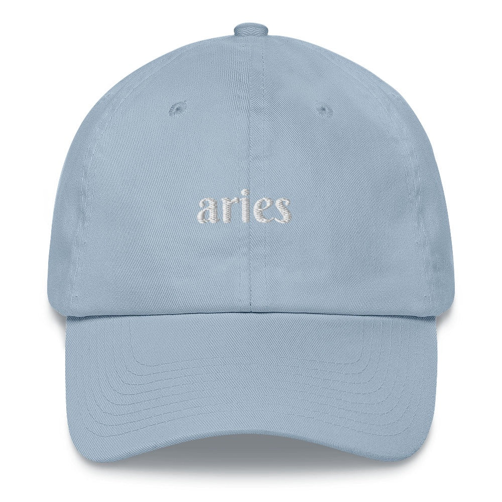 Best Embroidered Hat, Aries Zodiac Embroidered Cap, Custom Embroidered Had, Embroidered Christmas Gifts