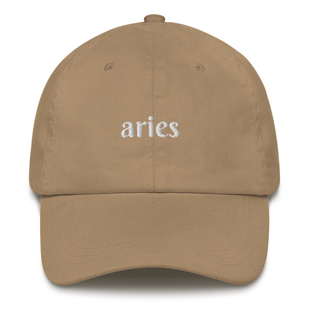 Best Embroidered Hat, Aries Zodiac Embroidered Cap, Custom Embroidered Had, Embroidered Christmas Gifts