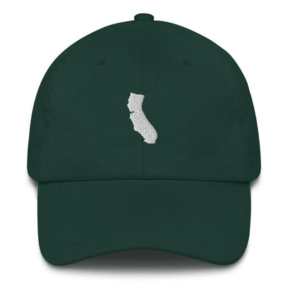 Best Embroidered Hat, California Outline Embroidered Cap, Custom Embroidered Had, Embroidered Christmas Gifts