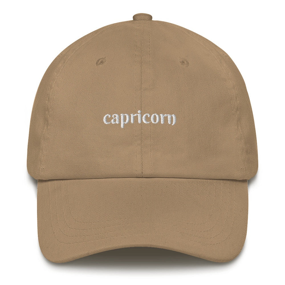 Best Embroidered Hat, Capricorn Zodiac Embroidered Cap, Custom Embroidered Had, Embroidered Christmas Gifts