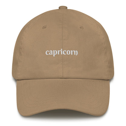Best Embroidered Hat, Capricorn Zodiac Embroidered Cap, Custom Embroidered Had, Embroidered Christmas Gifts