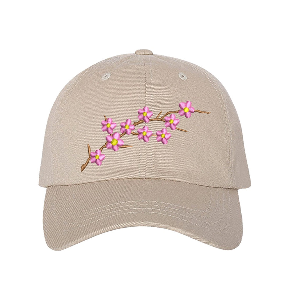 Best Embroidered Hat, Cherry Blossom Embroidered Baseball Hat, Custom Embroidered Had, Embroidered Christmas Gifts