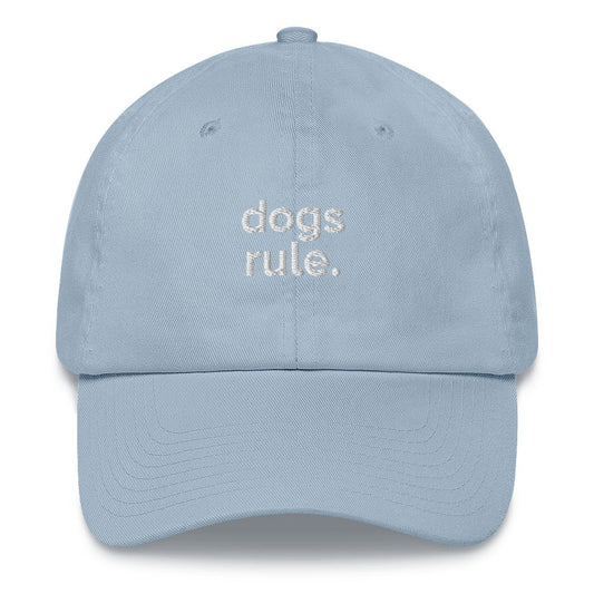 Best Embroidered Hat, Dogs Rule Stylish Embroidered Cap, Custom Embroidered Had, Embroidered Christmas Gifts