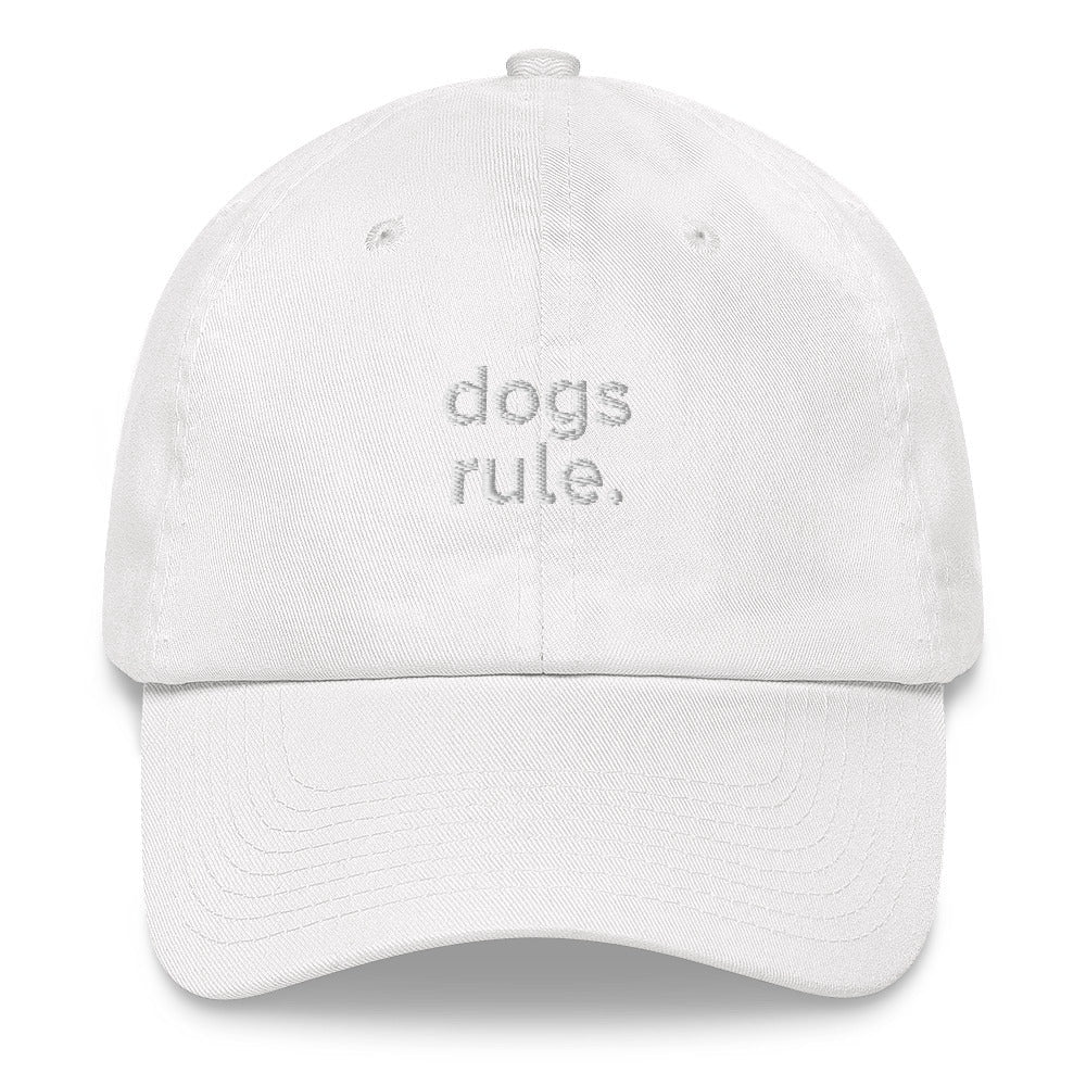Best Embroidered Hat, Dogs Rule Stylish Embroidered Cap, Custom Embroidered Had, Embroidered Christmas Gifts
