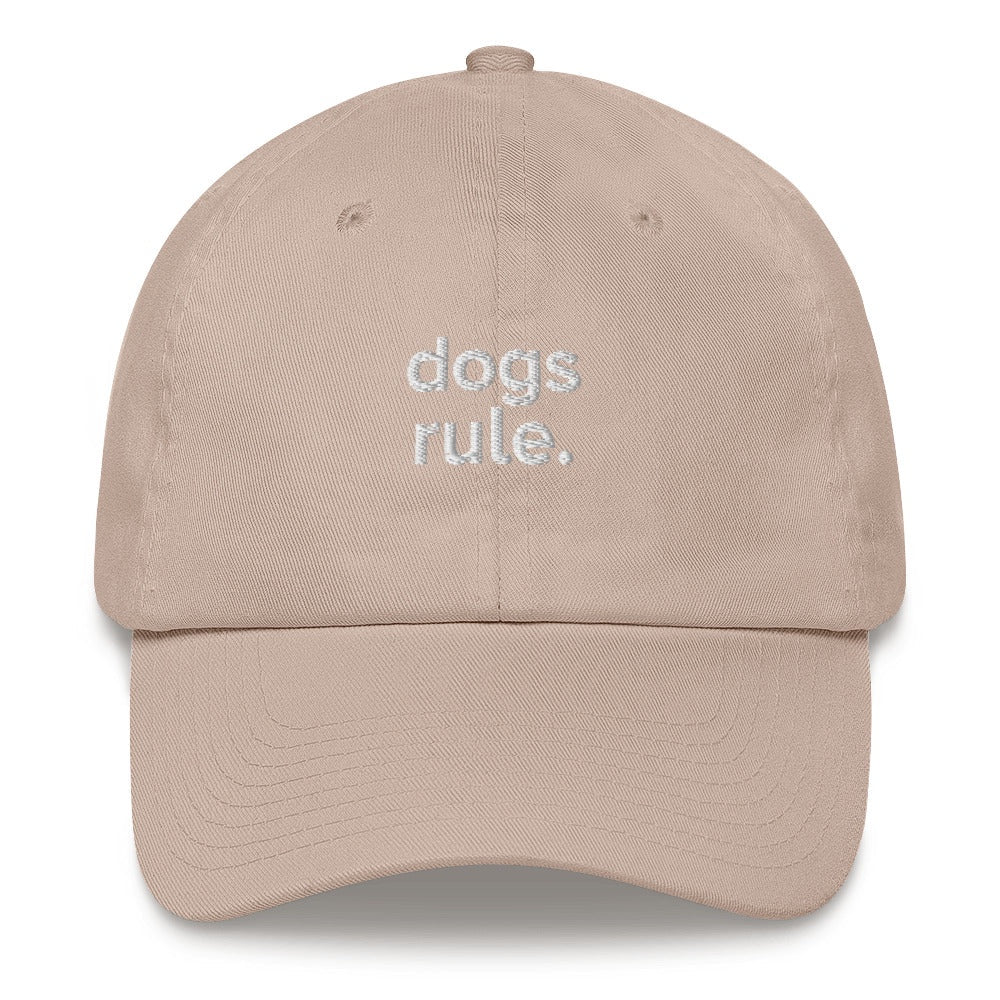 Best Embroidered Hat, Dogs Rule Stylish Embroidered Cap, Custom Embroidered Had, Embroidered Christmas Gifts