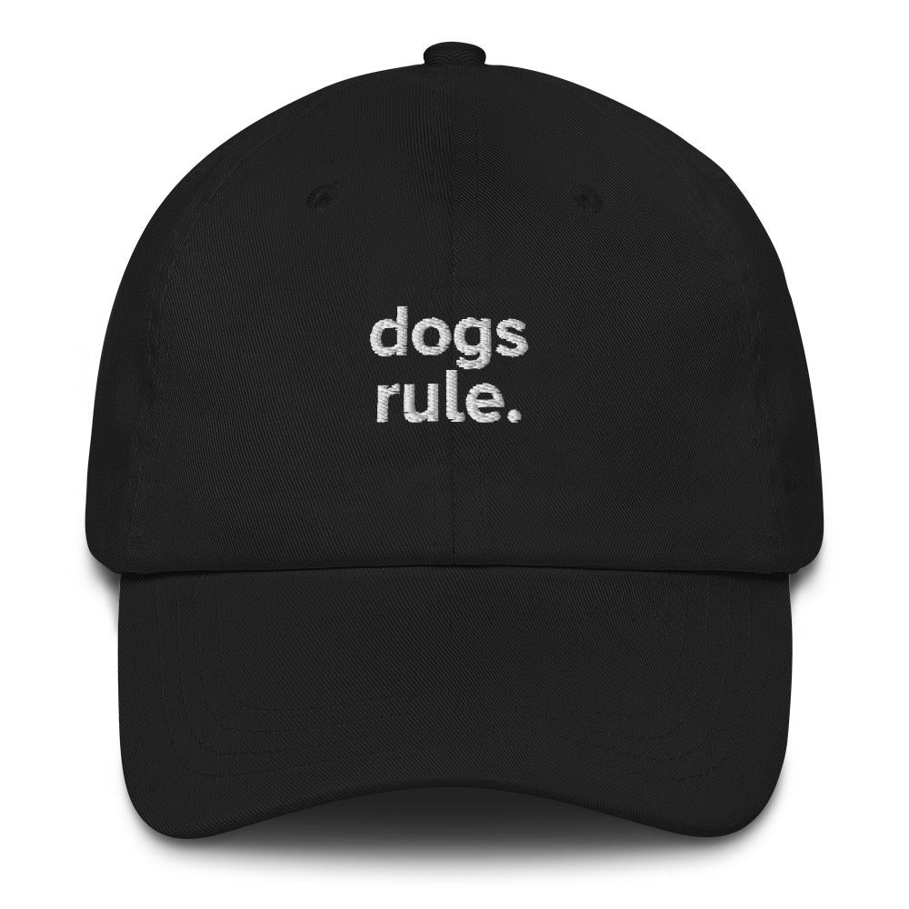 Best Embroidered Hat, Dogs Rule Stylish Embroidered Cap, Custom Embroidered Had, Embroidered Christmas Gifts