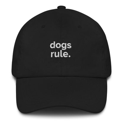Best Embroidered Hat, Dogs Rule Stylish Embroidered Cap, Custom Embroidered Had, Embroidered Christmas Gifts