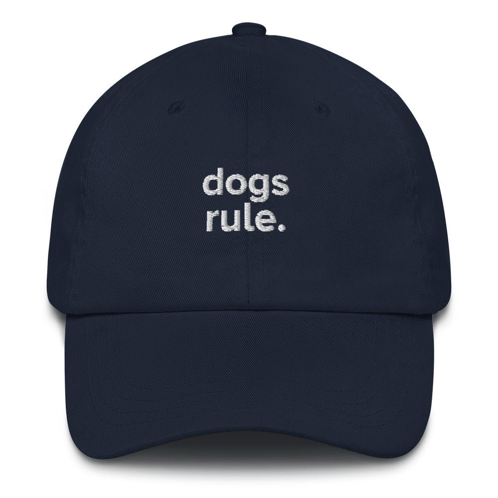 Best Embroidered Hat, Dogs Rule Stylish Embroidered Cap, Custom Embroidered Had, Embroidered Christmas Gifts