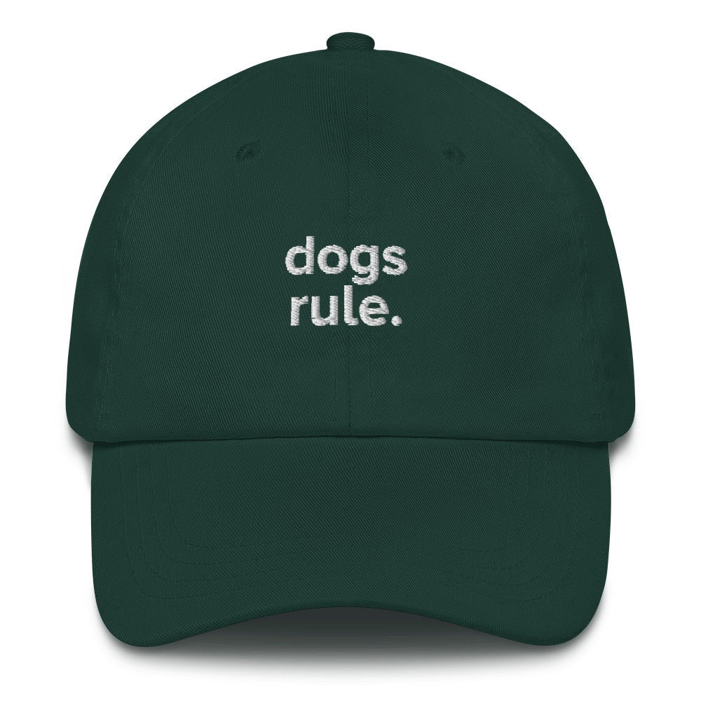 Best Embroidered Hat, Dogs Rule Stylish Embroidered Cap, Custom Embroidered Had, Embroidered Christmas Gifts
