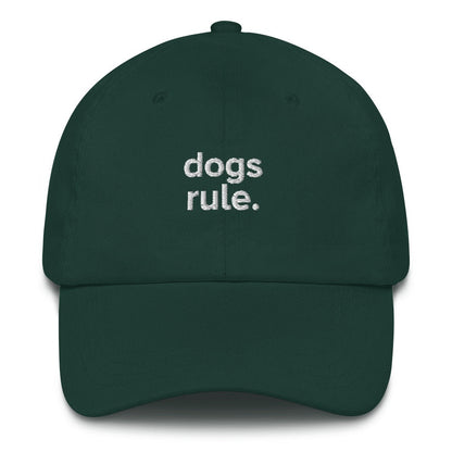 Best Embroidered Hat, Dogs Rule Stylish Embroidered Cap, Custom Embroidered Had, Embroidered Christmas Gifts