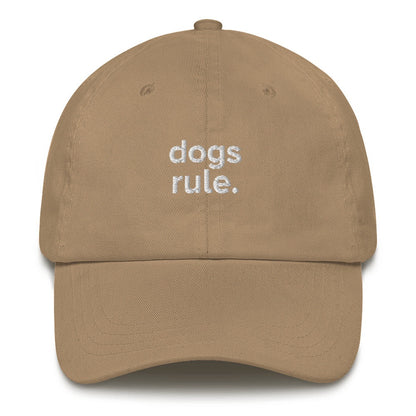 Best Embroidered Hat, Dogs Rule Stylish Embroidered Cap, Custom Embroidered Had, Embroidered Christmas Gifts