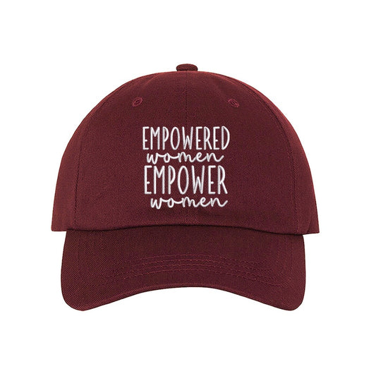 Best Embroidered Hat, Empowered Women Baseball Hat, Custom Embroidered Had, Embroidered Christmas Gifts