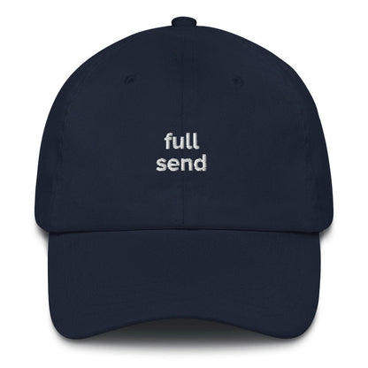 Best Embroidered Hat, Full Send Stylish Embroidered Cap, Custom Embroidered Had, Embroidered Christmas Gifts