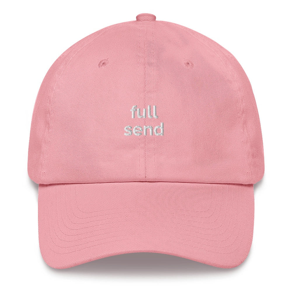 Best Embroidered Hat, Full Send Stylish Embroidered Cap, Custom Embroidered Had, Embroidered Christmas Gifts