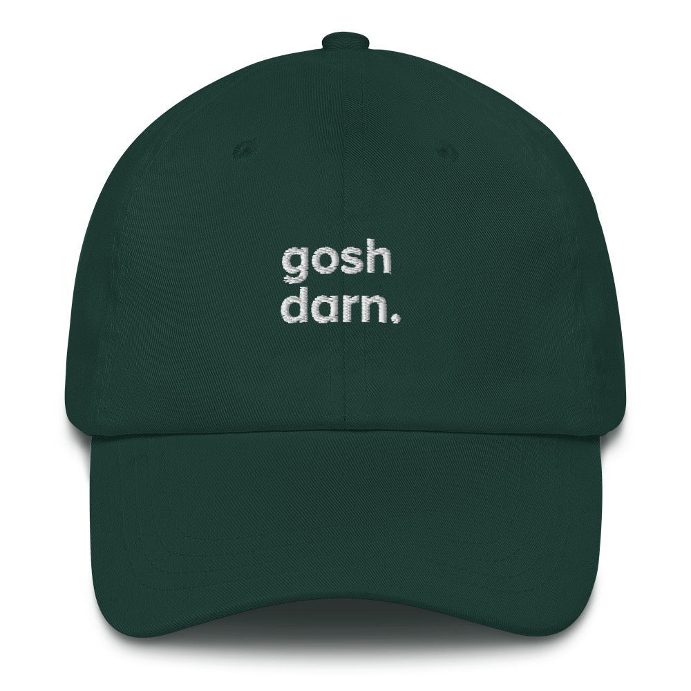 Best Embroidered Hat, Gosh Darn Stylish Embroidered Cap, Custom Embroidered Had, Embroidered Christmas Gifts