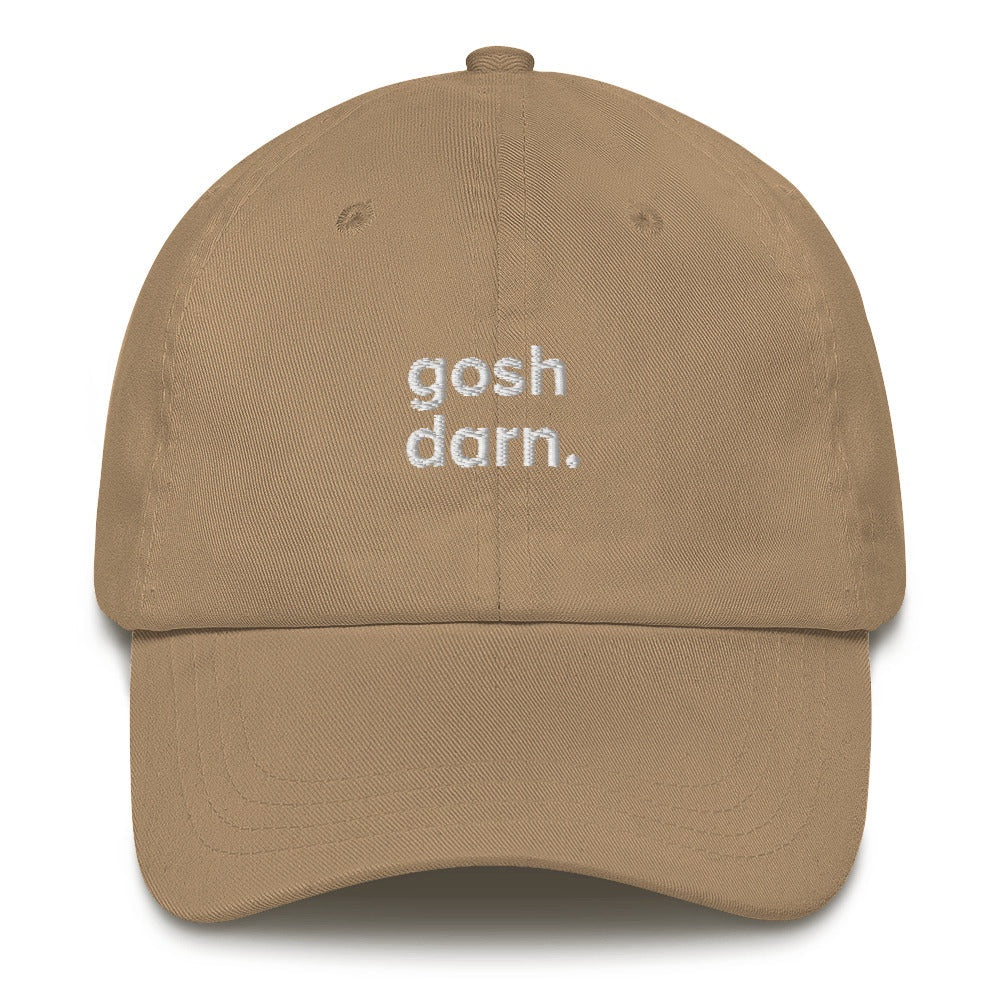 Best Embroidered Hat, Gosh Darn Stylish Embroidered Cap, Custom Embroidered Had, Embroidered Christmas Gifts