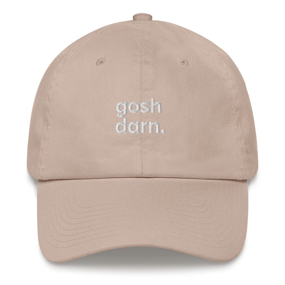 Best Embroidered Hat, Gosh Darn Stylish Embroidered Cap, Custom Embroidered Had, Embroidered Christmas Gifts