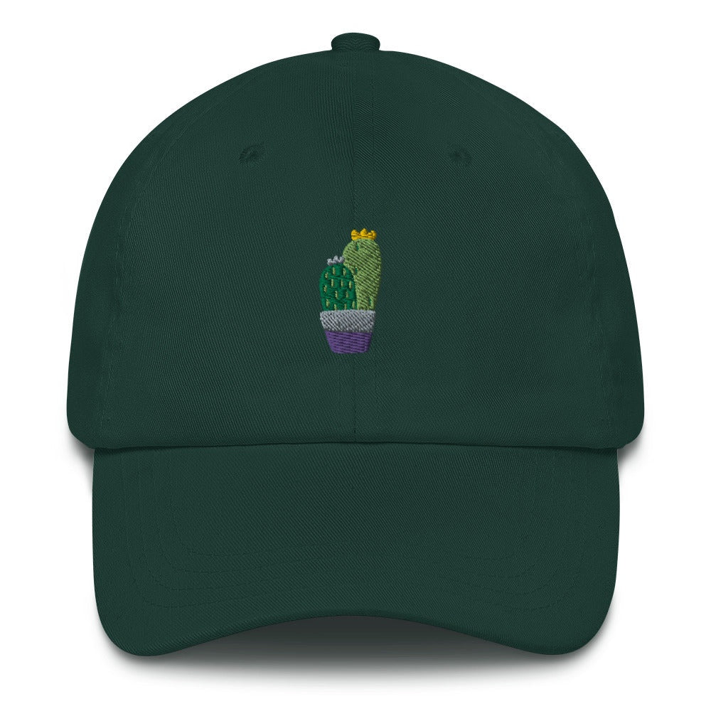 Best Embroidered Hat, Green Cacus Embroidered Cap, Custom Embroidered Had, Embroidered Christmas Gifts