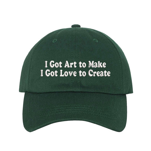 Best Embroidered Hat, I God Art To Make Baseball Hat, Custom Embroidered Had, Embroidered Christmas Gifts