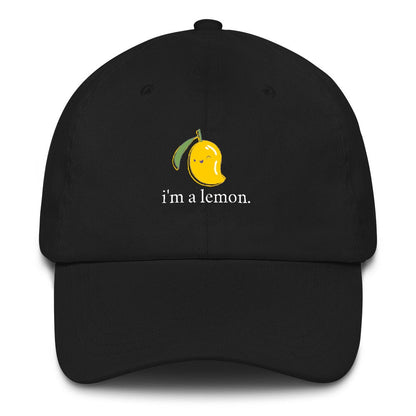 Best Embroidered Hat, I'M A Lemon Embroidered Cap, Custom Embroidered Had, Embroidered Christmas Gifts