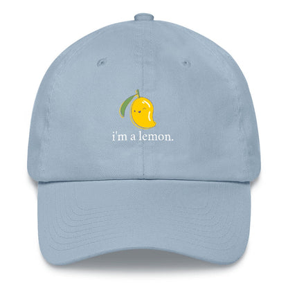 Best Embroidered Hat, I'M A Lemon Embroidered Cap, Custom Embroidered Had, Embroidered Christmas Gifts
