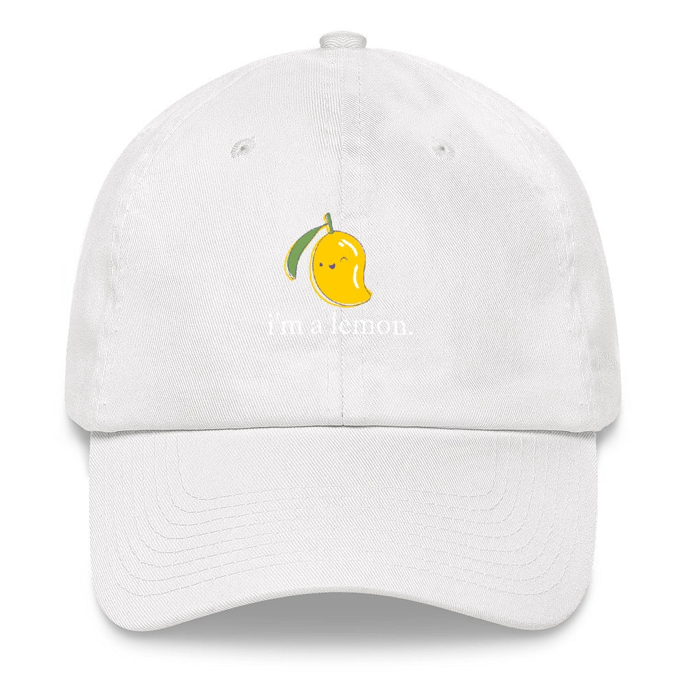 Best Embroidered Hat, I'M A Lemon Embroidered Cap, Custom Embroidered Had, Embroidered Christmas Gifts