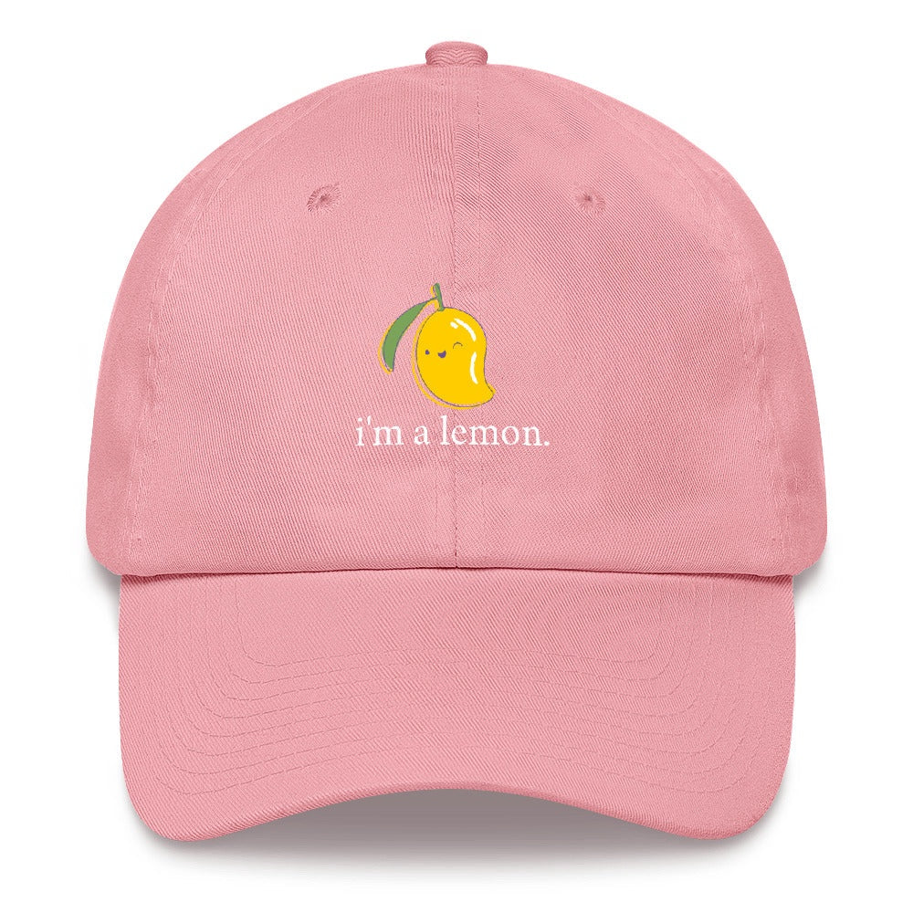 Best Embroidered Hat, I'M A Lemon Embroidered Cap, Custom Embroidered Had, Embroidered Christmas Gifts