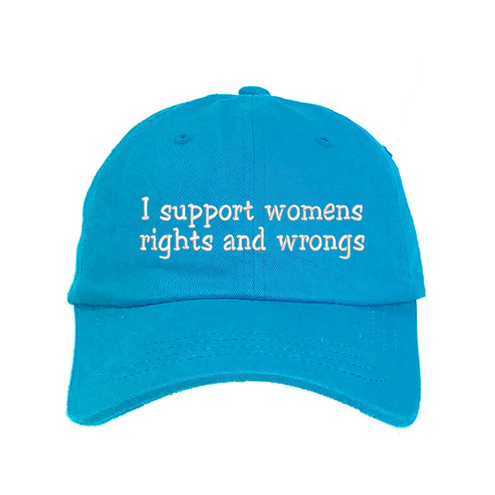 Best Embroidered Hat, I Support Women Baseball Hat, Custom Embroidered Had, Embroidered Christmas Gifts