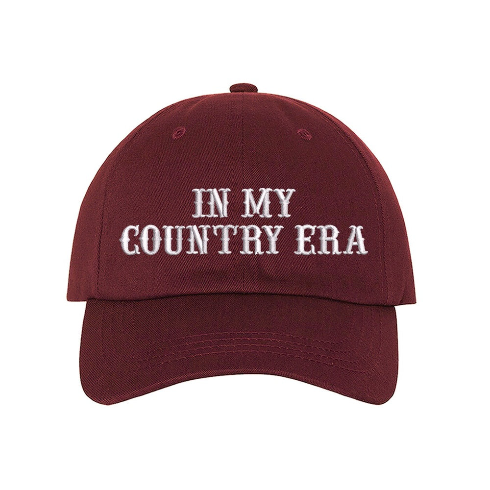 Best Embroidered Hat, In My Country Era Baseball Hat, Custom Embroidered Had, Embroidered Christmas Gifts