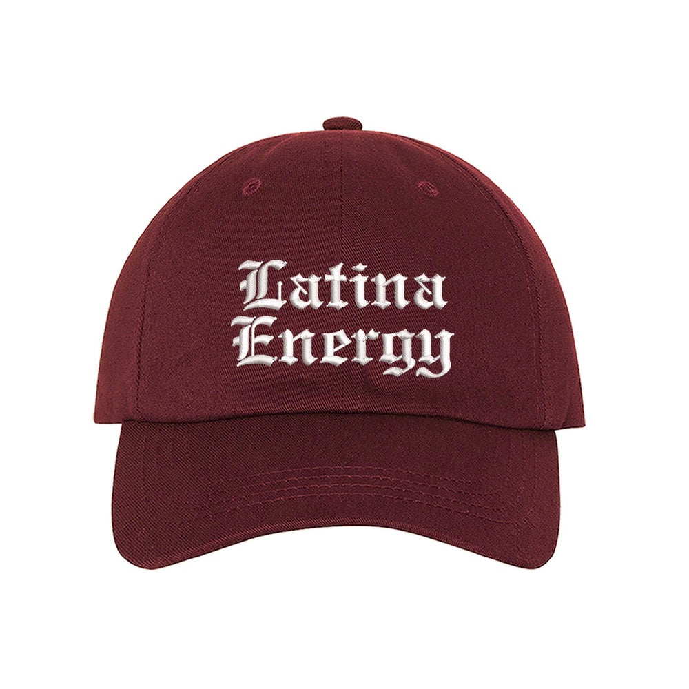 Best Embroidered Hat, Latina Energy Embroidered Baseball Hat, Custom Embroidered Had, Embroidered Christmas Gifts