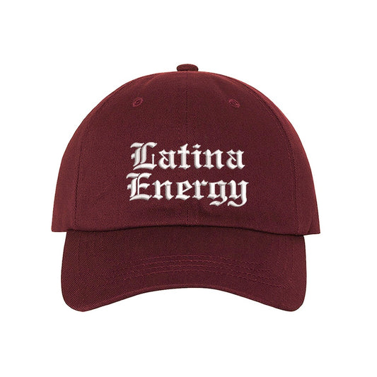 Best Embroidered Hat, Latina Energy Embroidered Baseball Hat, Custom Embroidered Had, Embroidered Christmas Gifts