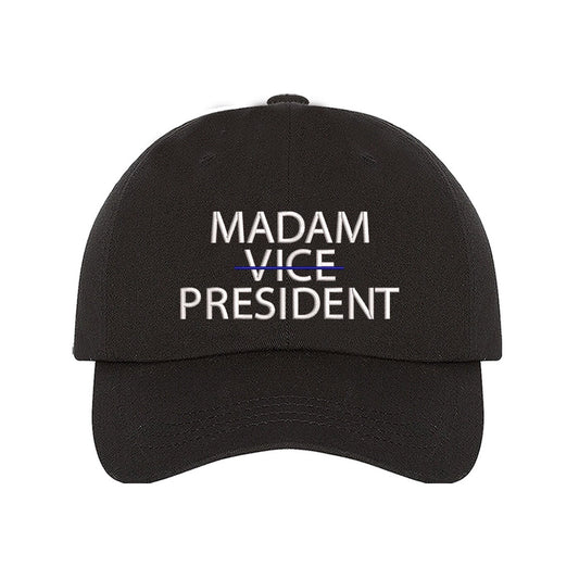 Best Embroidered Hat, Madam Vice President Hat, Custom Embroidered Had, Embroidered Christmas Gifts