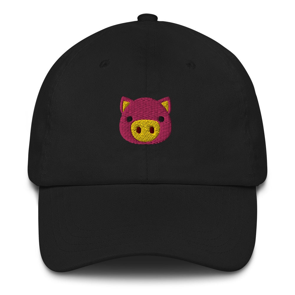 Best Embroidered Hat, Piggy Embroidered Cap, Custom Embroidered Had, Embroidered Christmas Gifts