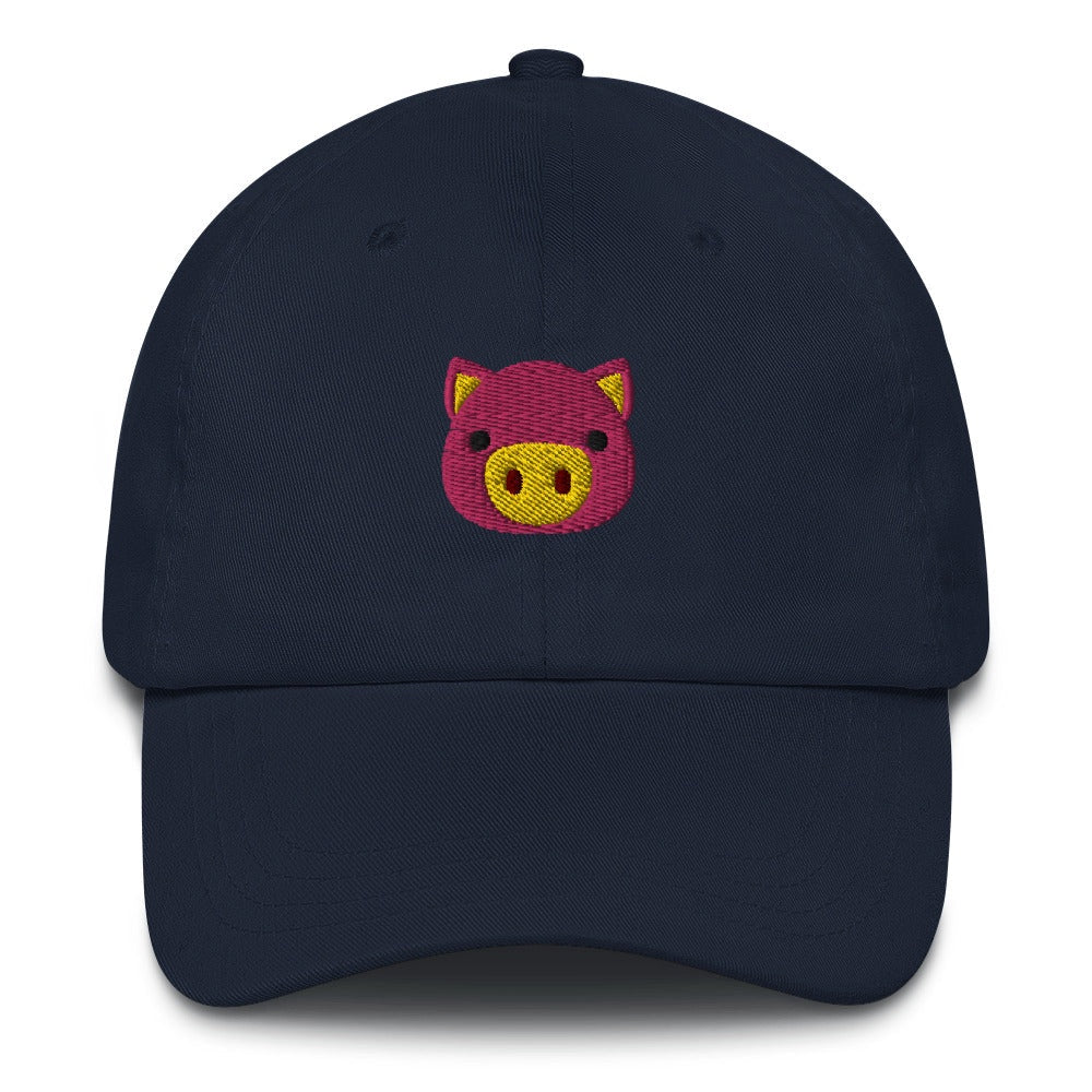 Best Embroidered Hat, Piggy Embroidered Cap, Custom Embroidered Had, Embroidered Christmas Gifts