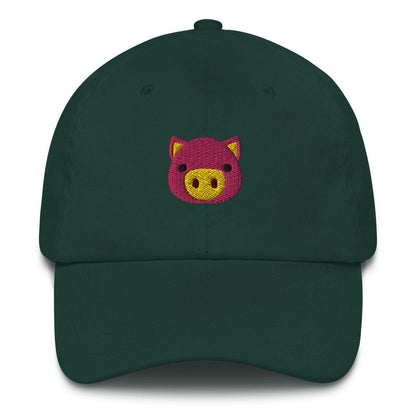 Best Embroidered Hat, Piggy Embroidered Cap, Custom Embroidered Had, Embroidered Christmas Gifts