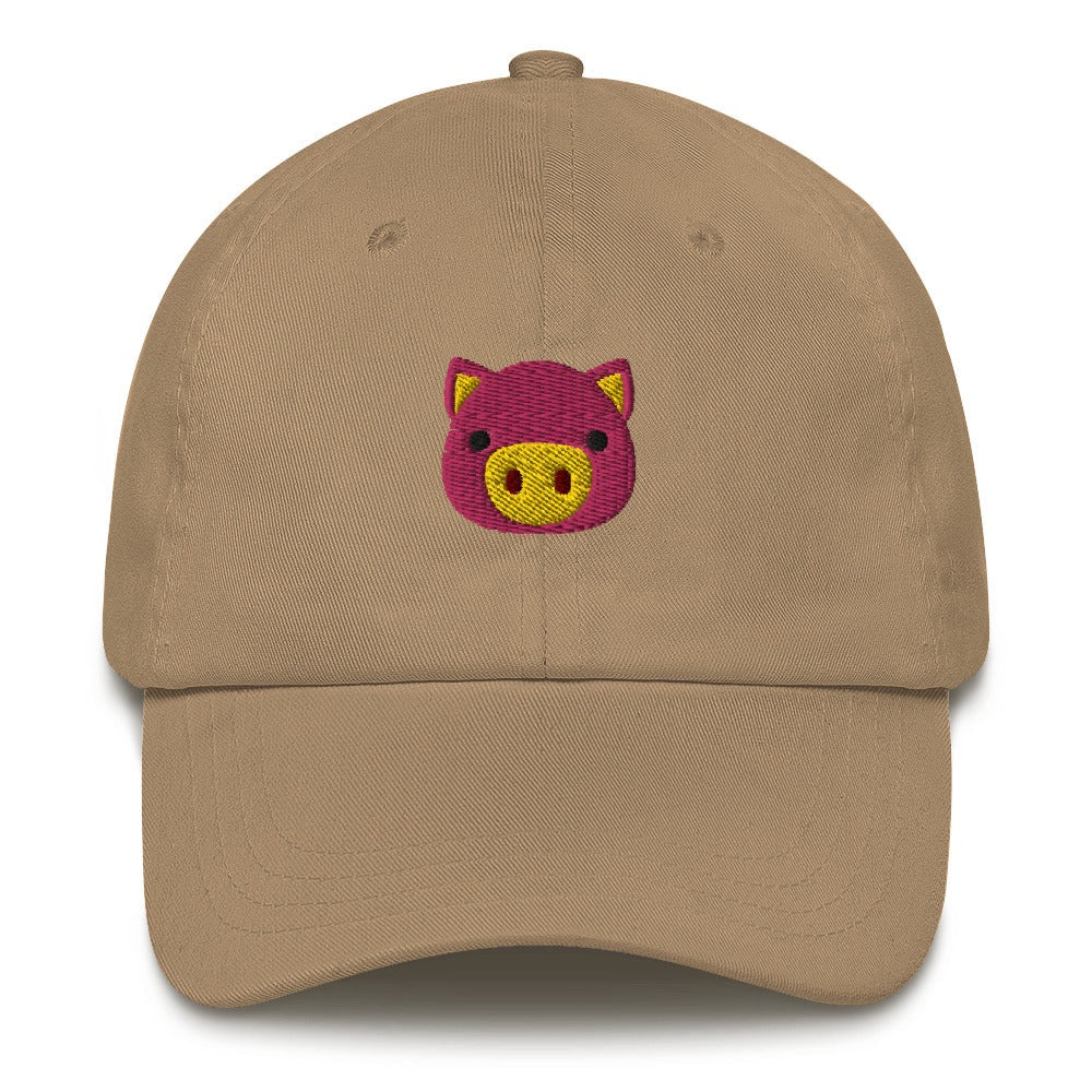 Best Embroidered Hat, Piggy Embroidered Cap, Custom Embroidered Had, Embroidered Christmas Gifts