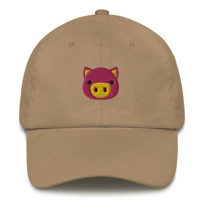 Best Embroidered Hat, Piggy Embroidered Cap, Custom Embroidered Had, Embroidered Christmas Gifts