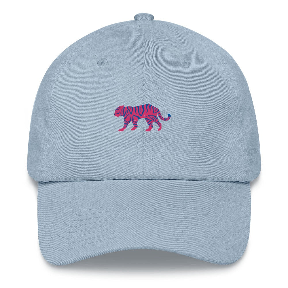 Best Embroidered Hat, Pink Tiger Embroidered Cap, Custom Embroidered Had, Embroidered Christmas Gifts