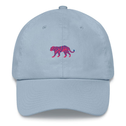 Best Embroidered Hat, Pink Tiger Embroidered Cap, Custom Embroidered Had, Embroidered Christmas Gifts