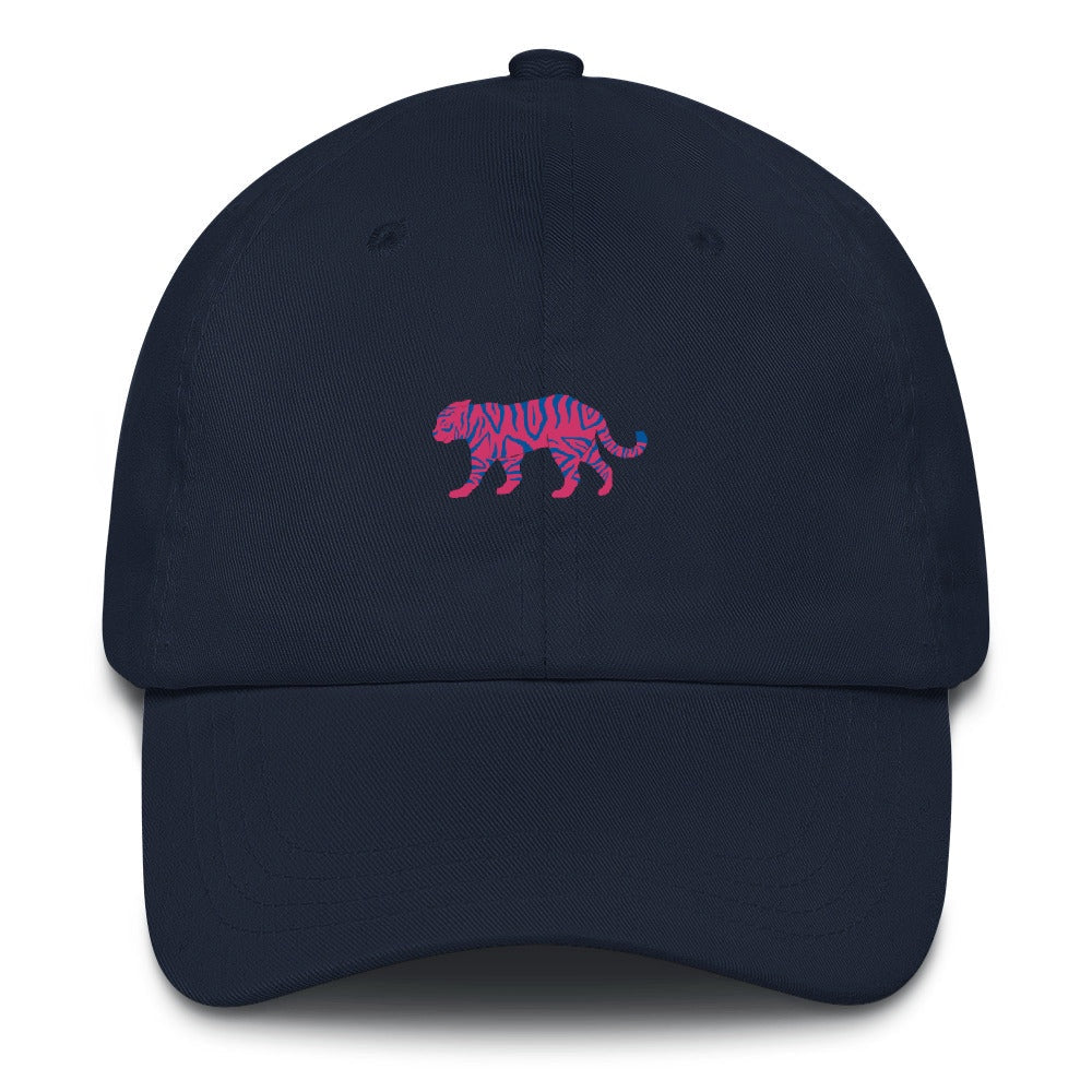Best Embroidered Hat, Pink Tiger Embroidered Cap, Custom Embroidered Had, Embroidered Christmas Gifts