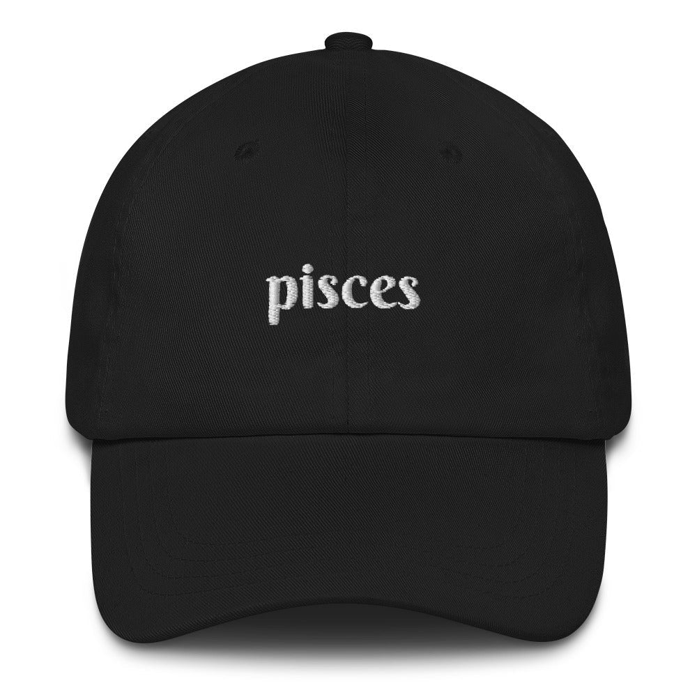 Best Embroidered Hat, Pisces Zodiac Embroidered Cap, Custom Embroidered Had, Embroidered Christmas Gifts