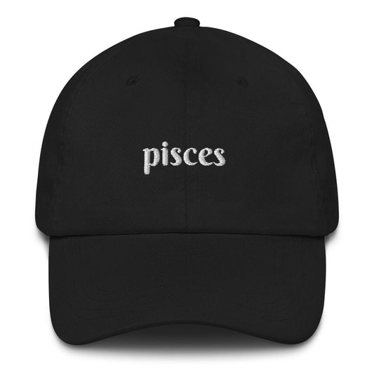 Best Embroidered Hat, Pisces Zodiac Embroidered Cap, Custom Embroidered Had, Embroidered Christmas Gifts