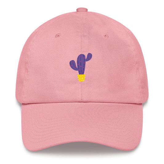 Best Embroidered Hat, Purple Cactus Embroidered Cap, Custom Embroidered Had, Embroidered Christmas Gifts