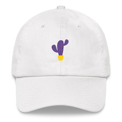 Best Embroidered Hat, Purple Cactus Embroidered Cap, Custom Embroidered Had, Embroidered Christmas Gifts