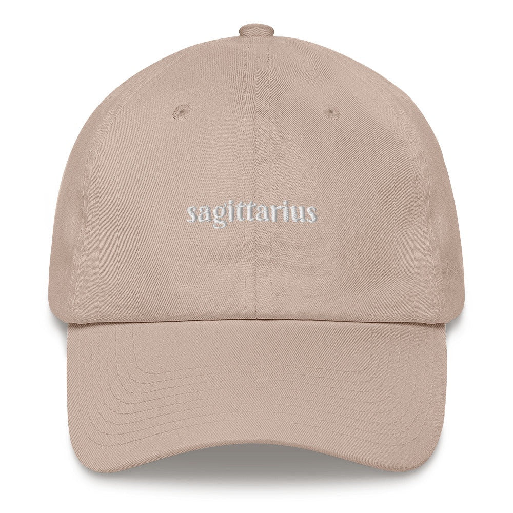 Best Embroidered Hat, Sagittarius Zodiac Embroidered Cap, Custom Embroidered Had, Embroidered Christmas Gifts