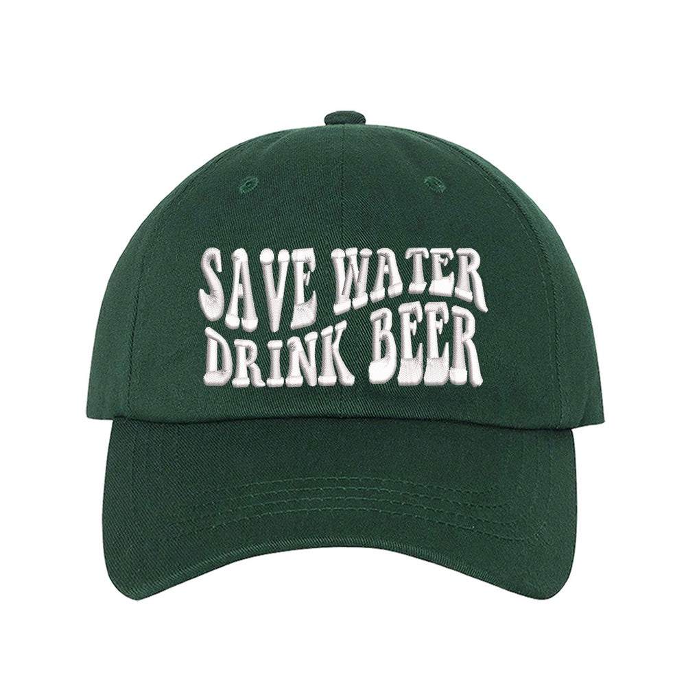 Best Embroidered Hat, Save Water Drink Beer Embroidered Baseball Hat, Custom Embroidered Had, Embroidered Christmas Gifts